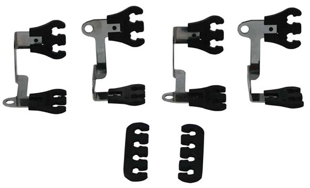 72167 – MOROSO Spark Plug Wire Separator, 7 Millimeter - 9 Millimeter Wire Eight 2-Hole Looms, Two 4-Hole Separators,...